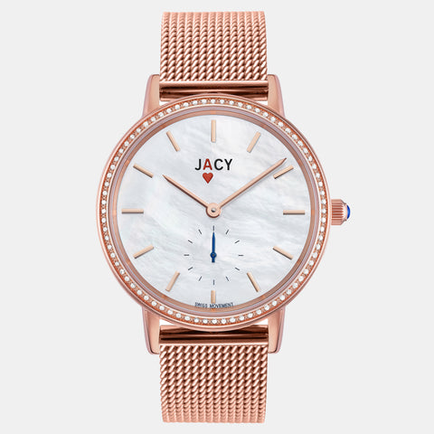 <strong>The ACE</strong> <br>rose gold / milanese bracelet